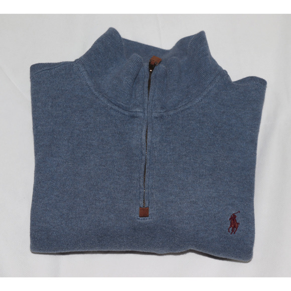 Polo Ralph Lauren Men's Long Sleeve 1/4 Zip Pullover Sweatshirt Size Large - Picture 6 of 9